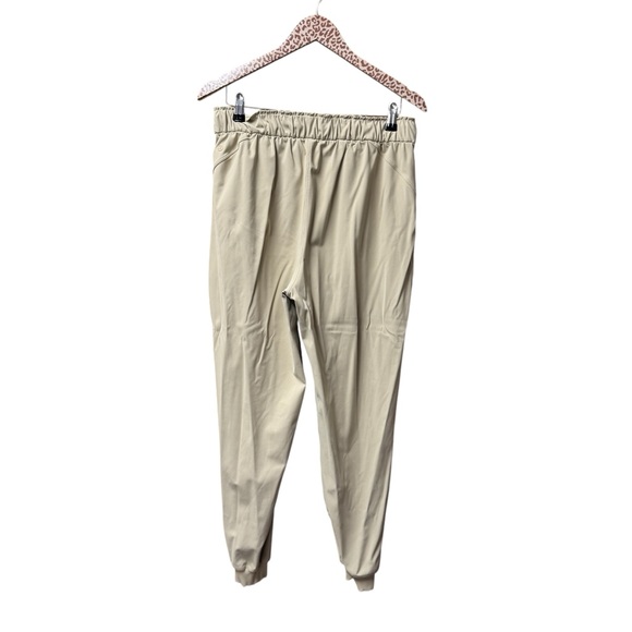 Lululemon Keep Moving Joggers Pull On Drawstring Pants Trench Khaki Tan 10 - Picture 4 of 11